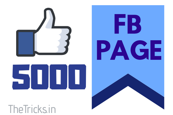 5000 likes Facebook page