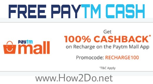 [PayTm Loot] Get Free Recharge Of Rs.125 From PayTm Mall App