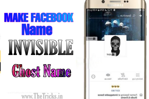 How To Make Facebook Ghost Name or Invisible Name Account